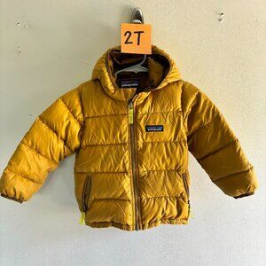 Patagonia 2T Hi-Loft Down Sweater Hoodie, BUCKWHEAT GOLD-BKWG